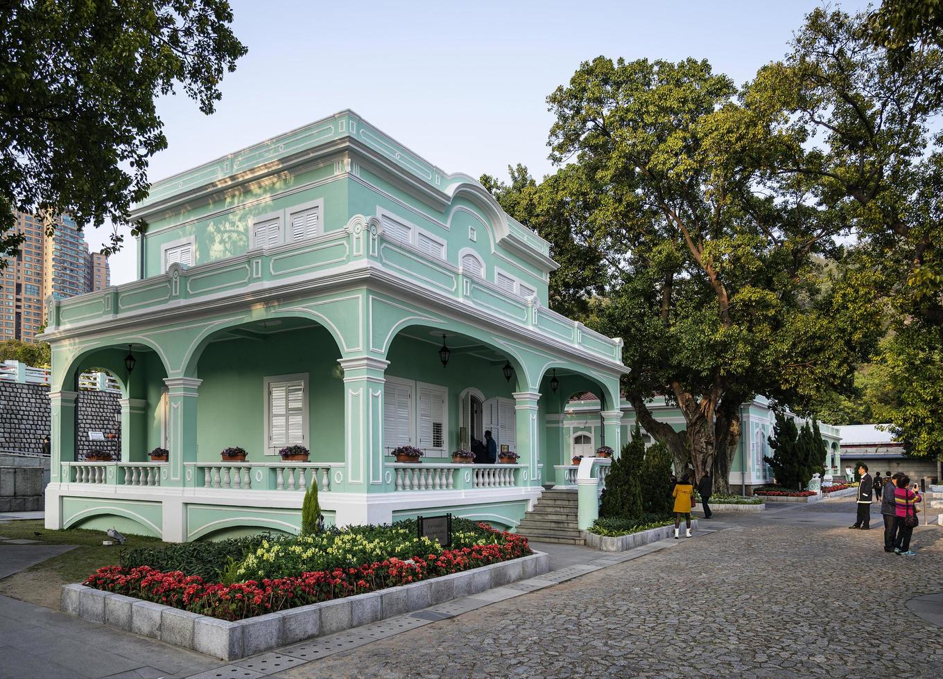 macao cina, 2021 - punto di riferimento del patrimonio coloniale portoghese foto