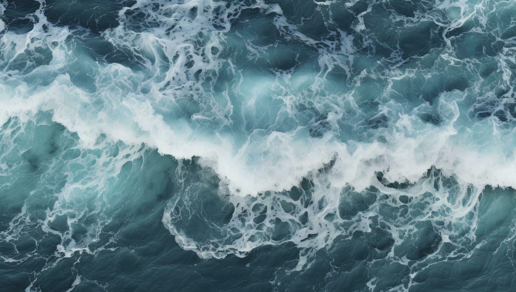 ai generato bellissimo mare e oceano acqua onda superficie foto