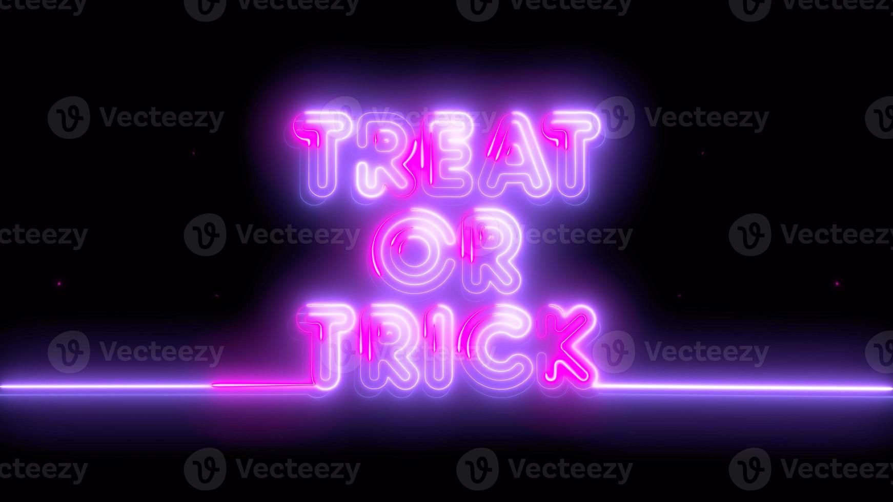 neon viola, rosa halloween dolcetto o scherzetto, emoji, rendering 3d, foto