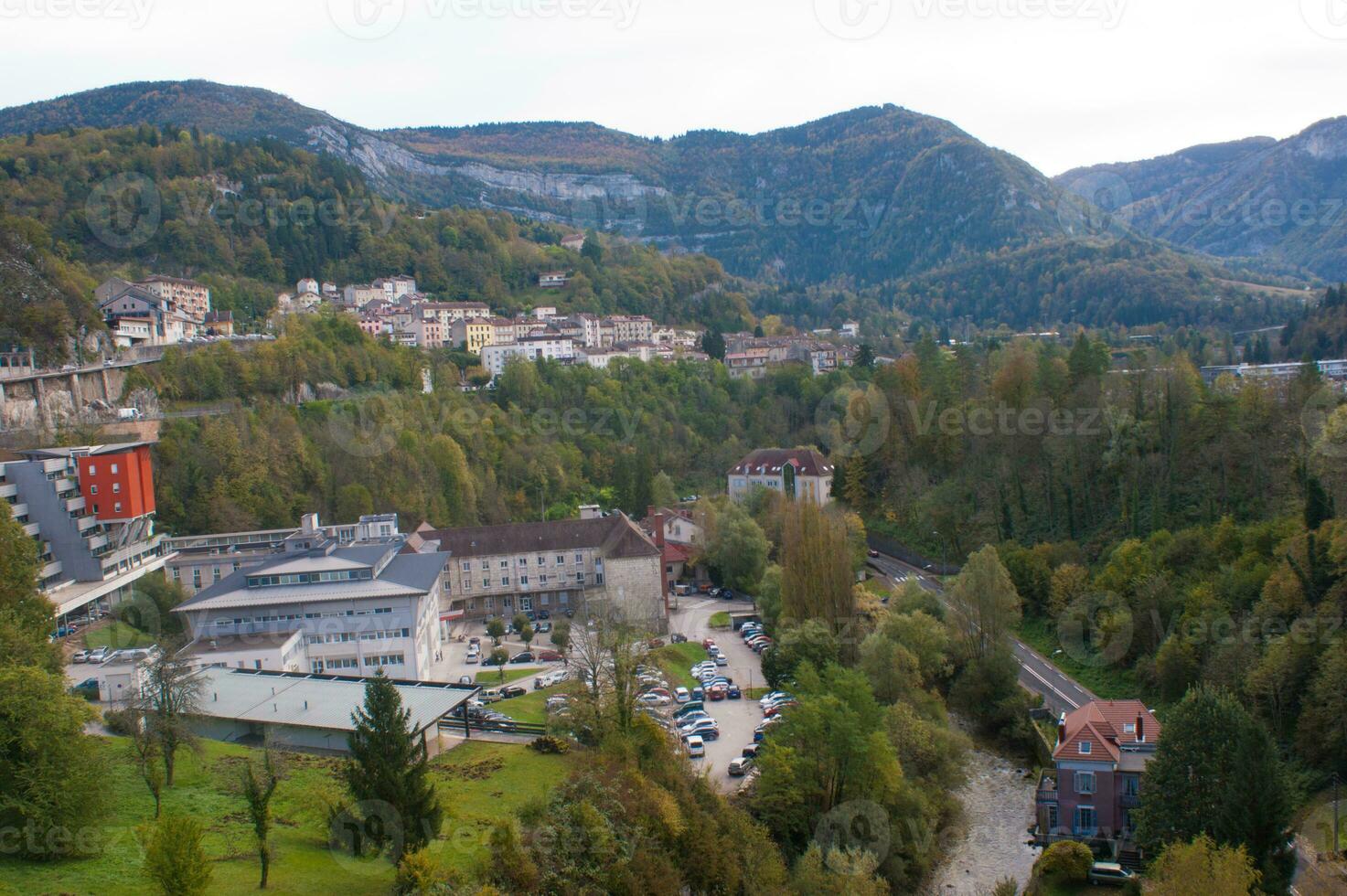 un' grande montagna gamma foto