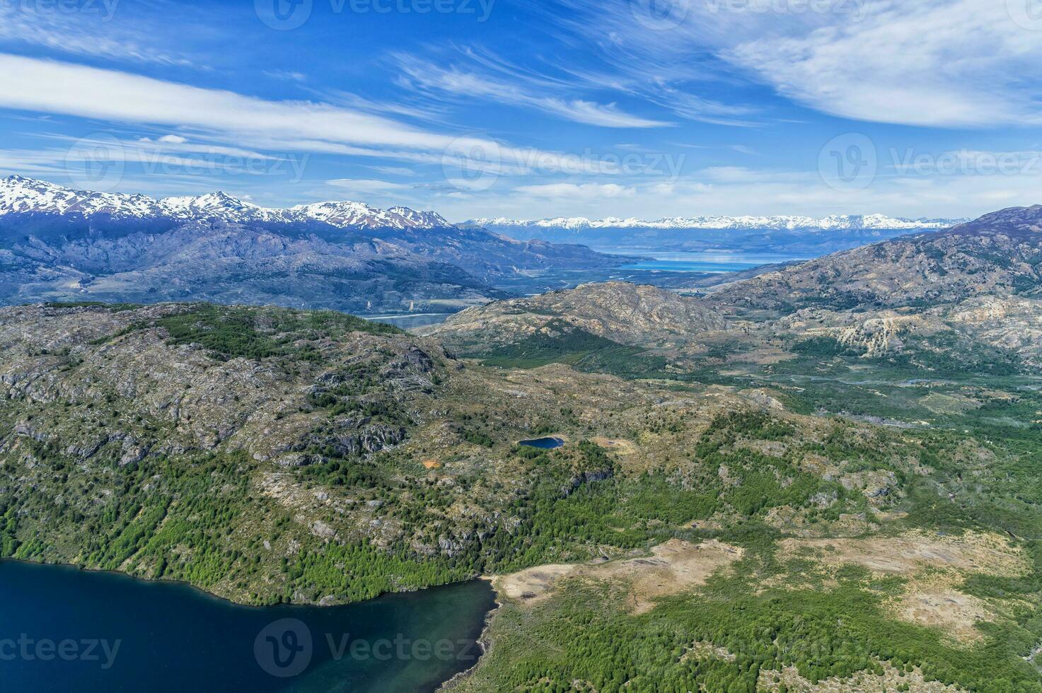 laguna san Raffaele nazionale parco, aereo Visualizza, aysen regione, patagonia, chile foto