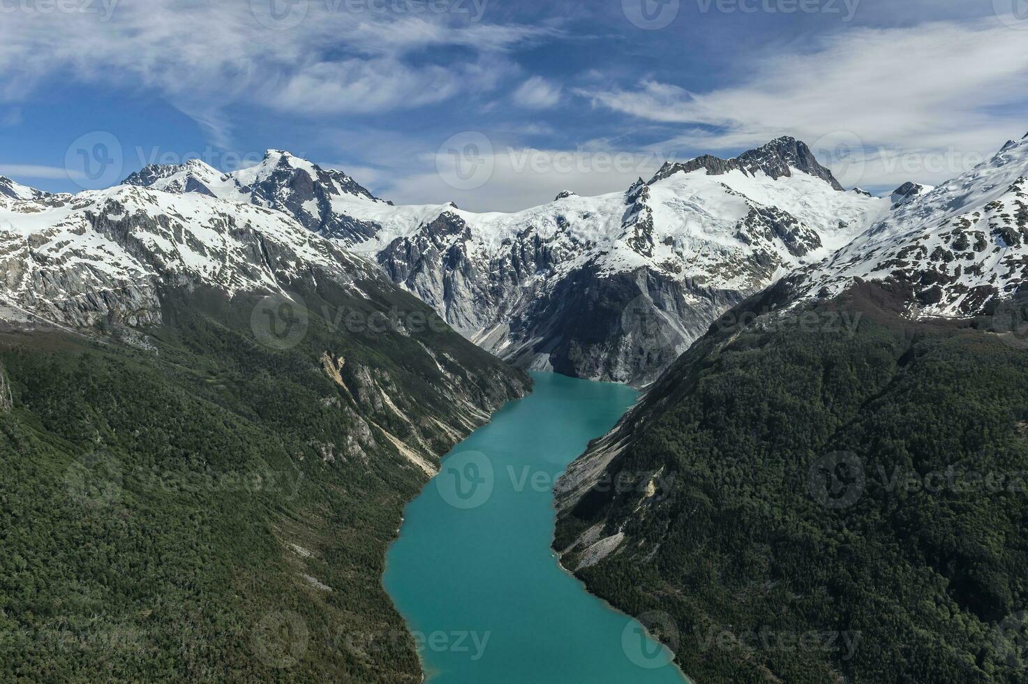 laguna san Raffaele nazionale parco, aereo Visualizza, aysen regione, patagonia, chile foto