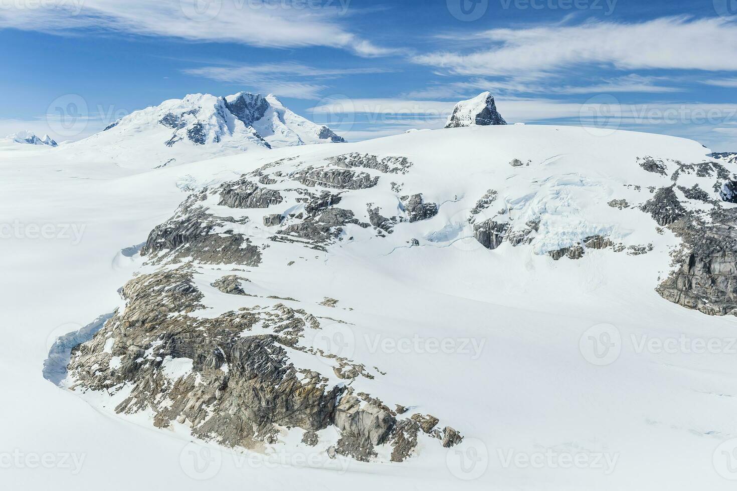 settentrionale patagonia ghiaccio campo, aereo Visualizza, laguna san Raffaele nazionale parco, aysen regione, patagonia, chile foto