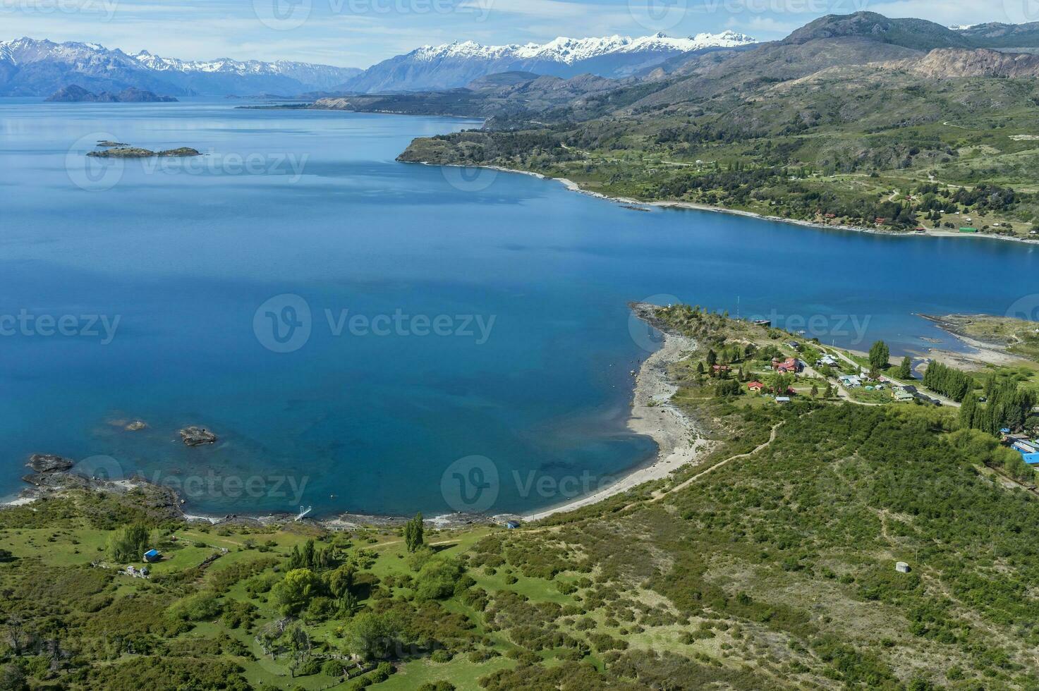 laguna san Raffaele nazionale parco, aereo Visualizza, aysen regione, patagonia, chile foto