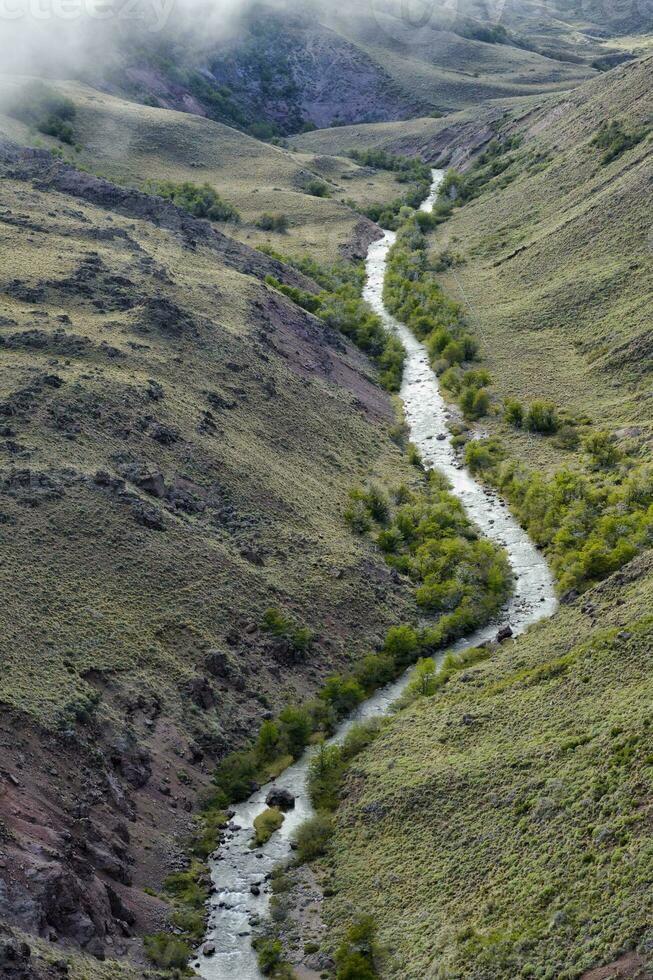 arido paesaggio, coyhaique contralto, aysen regione, patagonia, chile foto