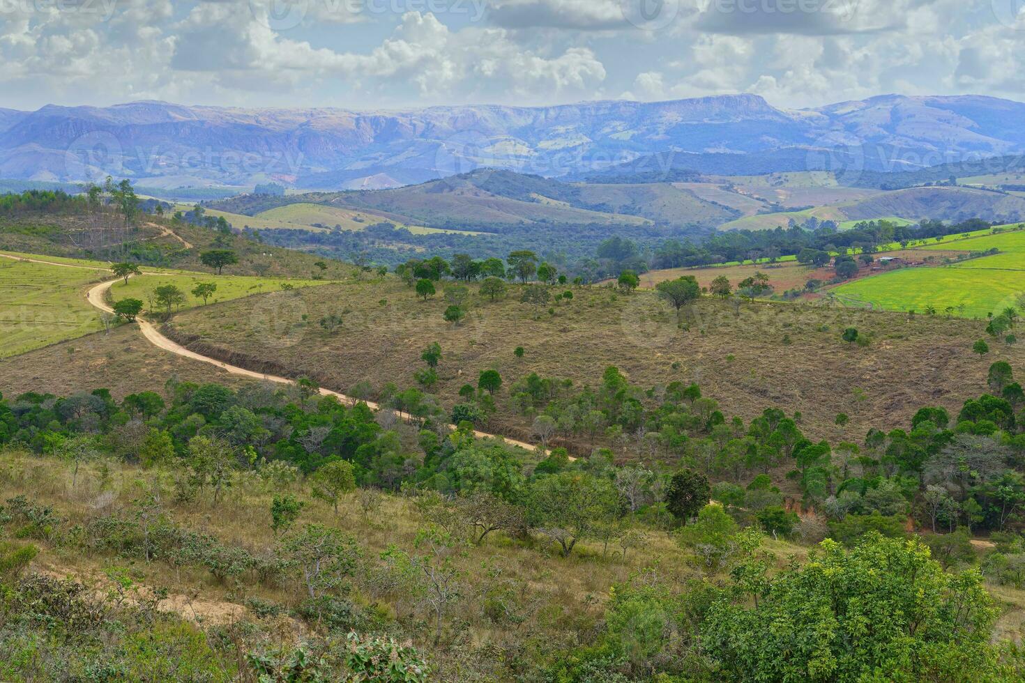 serra da canastra paesaggio, serra da Canastra, mine Gerais stato, brasile foto