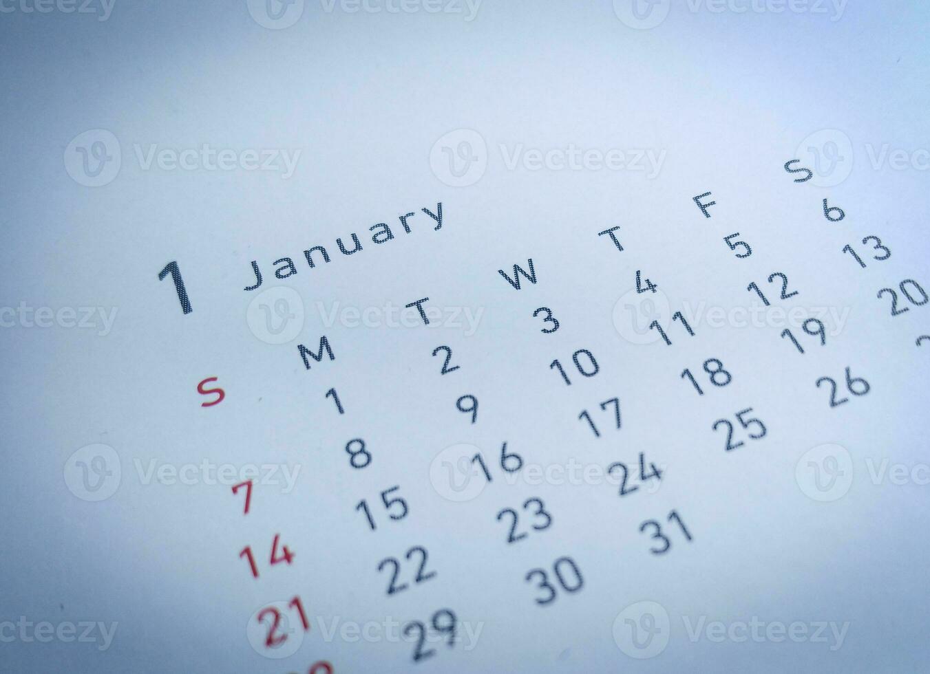 un' mensile calendario sfondo con un' minimalista design foto