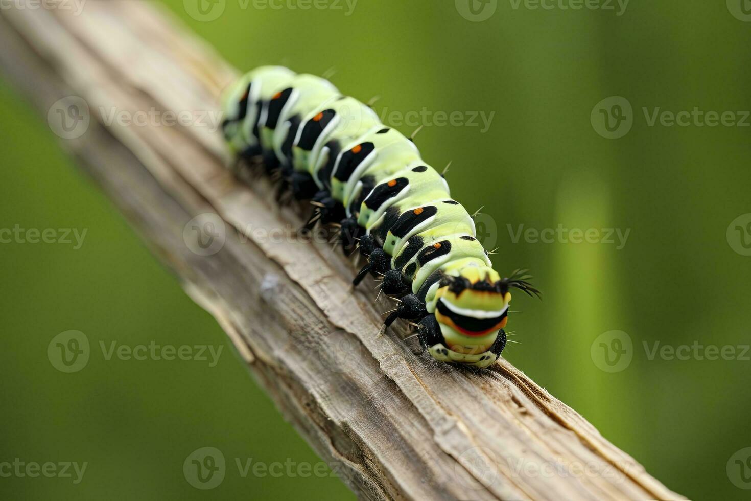 ai generato bruco coda di rondine la farfalla. generato ai. foto