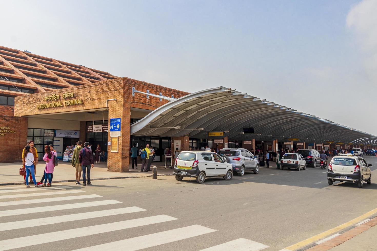 aeroporto internazionale di Tribhuvan a Kathmandu, Nepal. foto