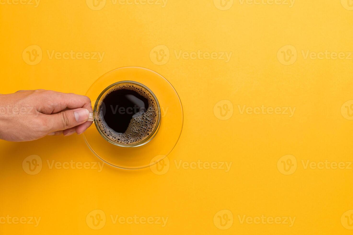 amo bere il caffè per aumentare l'energia foto