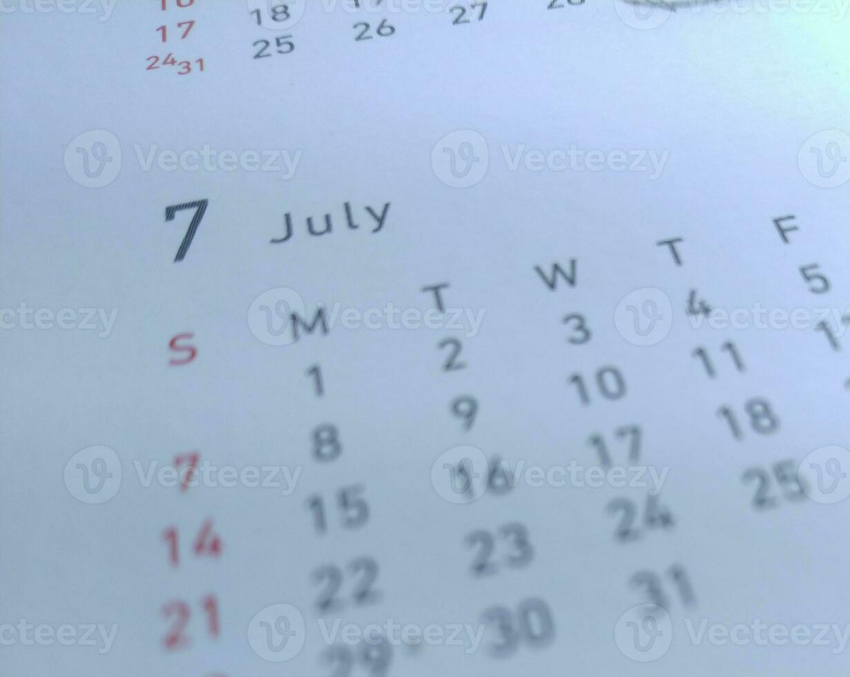 un' mensile calendario sfondo con un' minimalista design foto