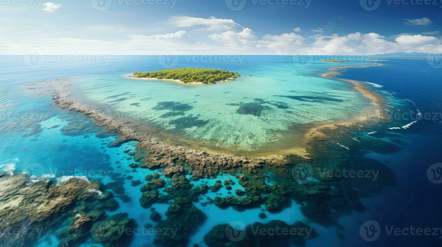 ai generato biodiversità frange barriere paesaggio foto