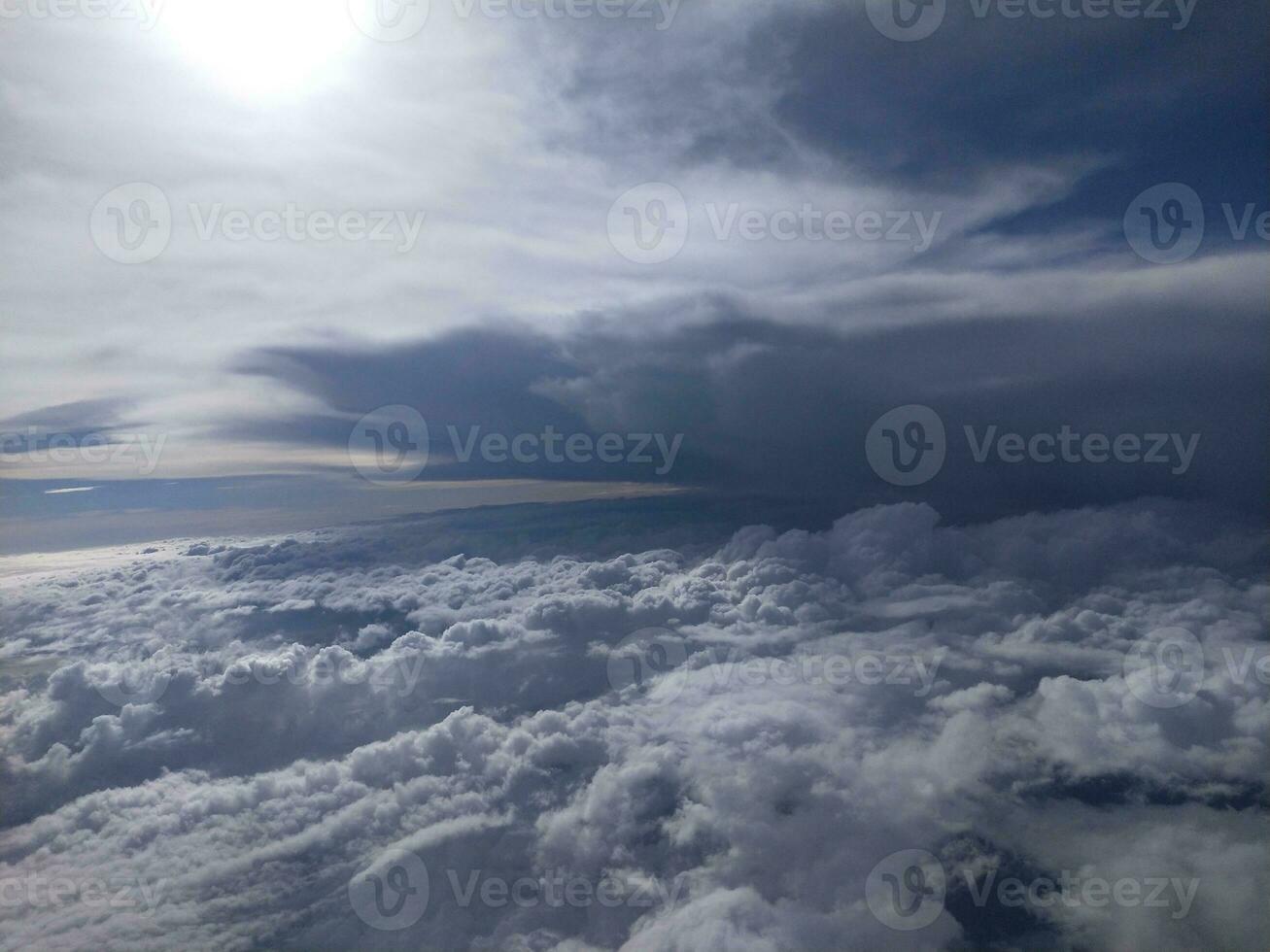 foto di un' nube paesaggio Visualizza a partire dal il aereo