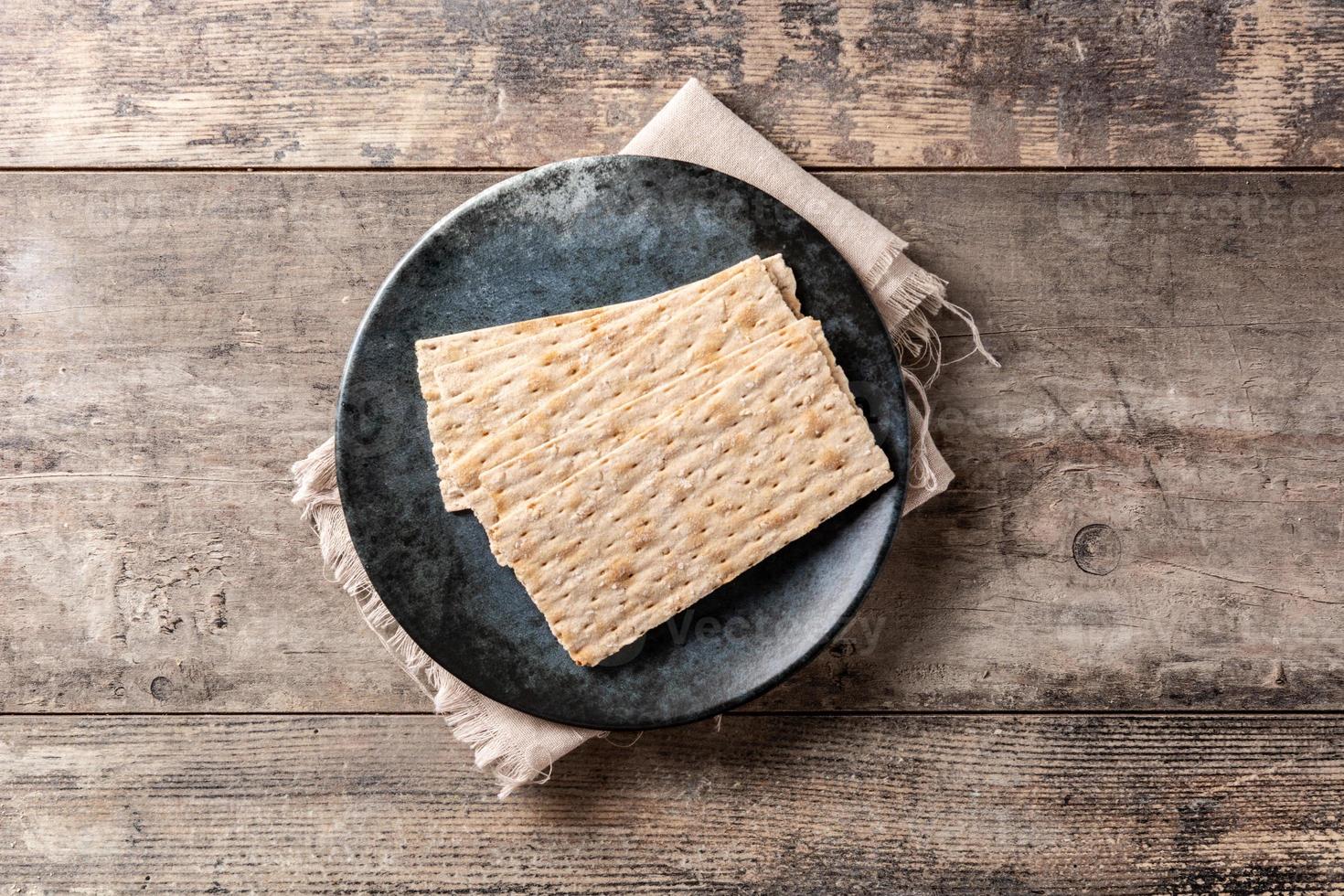 pane tradizionale matzah foto