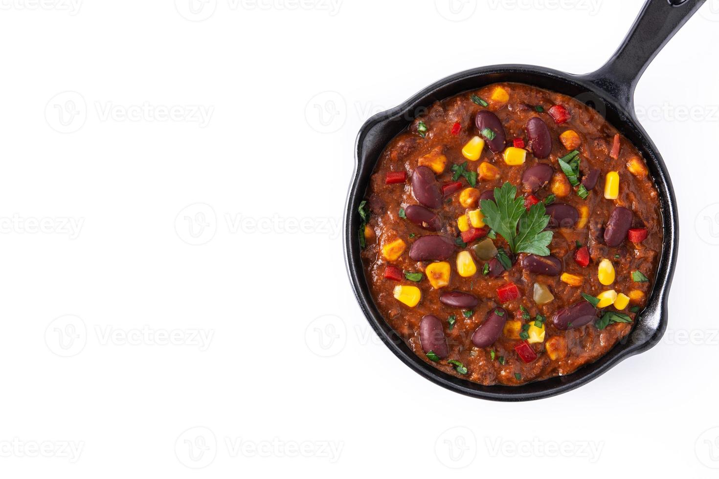 tradizionale messicano tex mex chili con carne foto