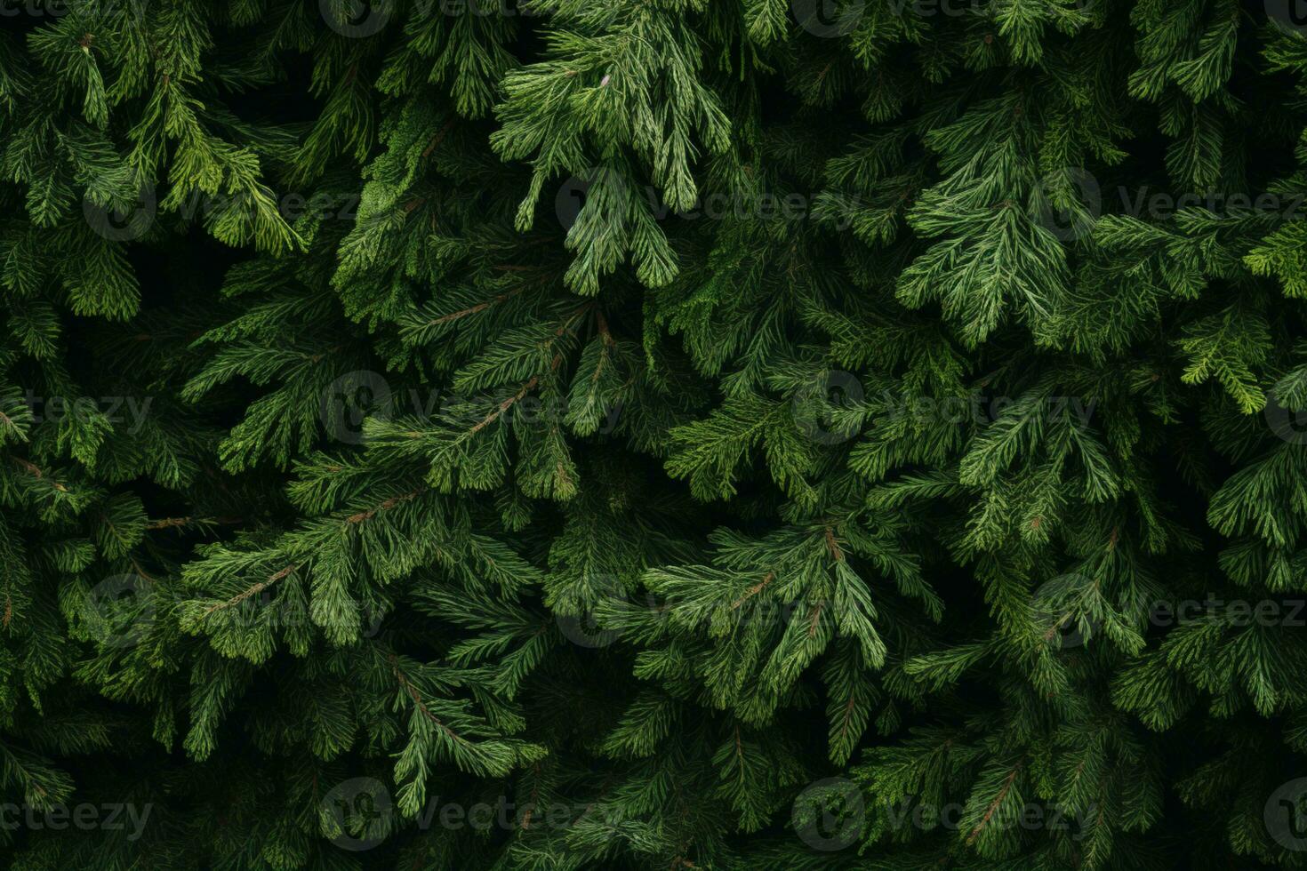 ai generato Natale albero rami naturale sfondo naturale fondale per il tuo design piatto posare copia spazio foto