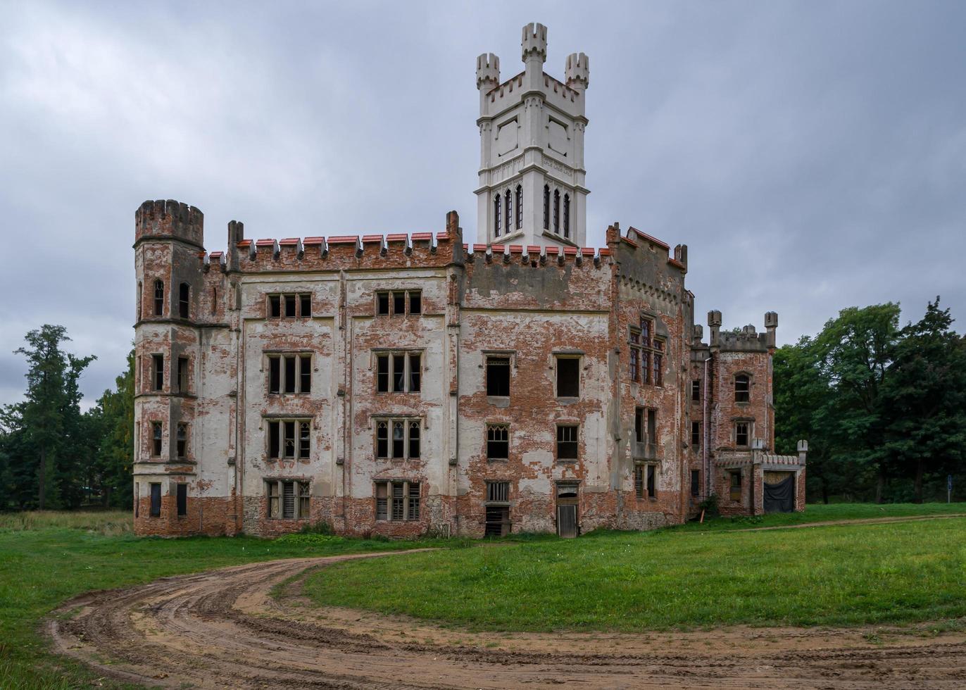 castello ceco rudolec in caso di pioggia foto