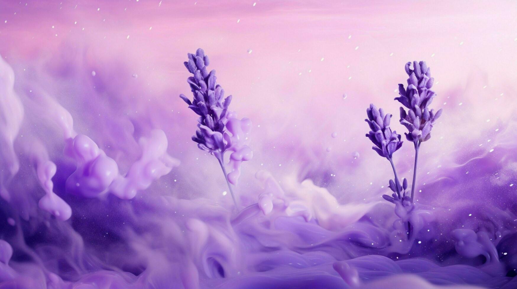 ai generato lavanda colore spruzzo sfondo foto