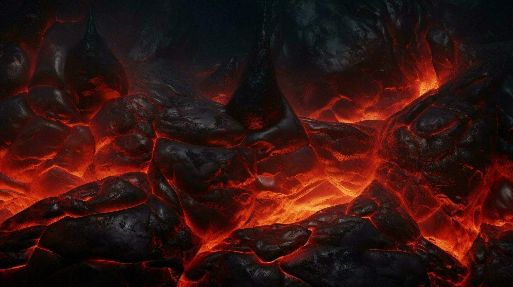 ai generato lava textures sfondo foto