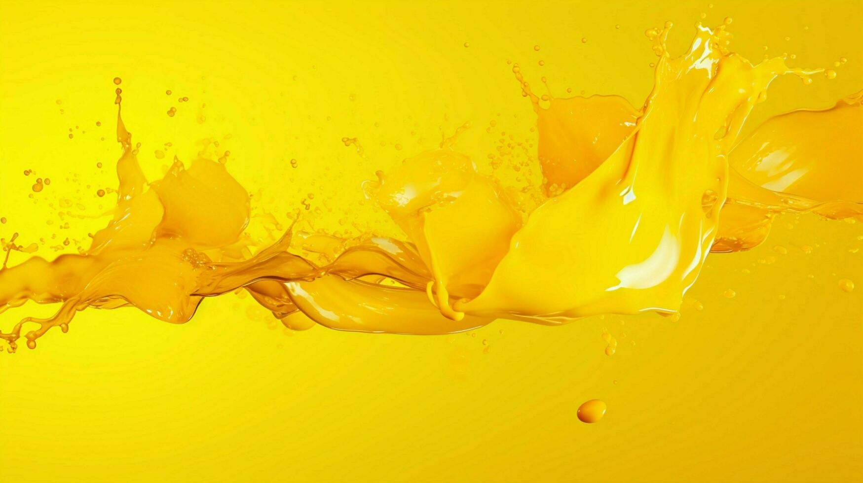 ai generato giallo colore spruzzo sfondo foto