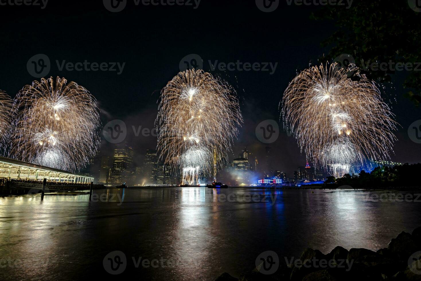 luglio 4 ° macy's fuochi d'artificio nel nuovo York foto