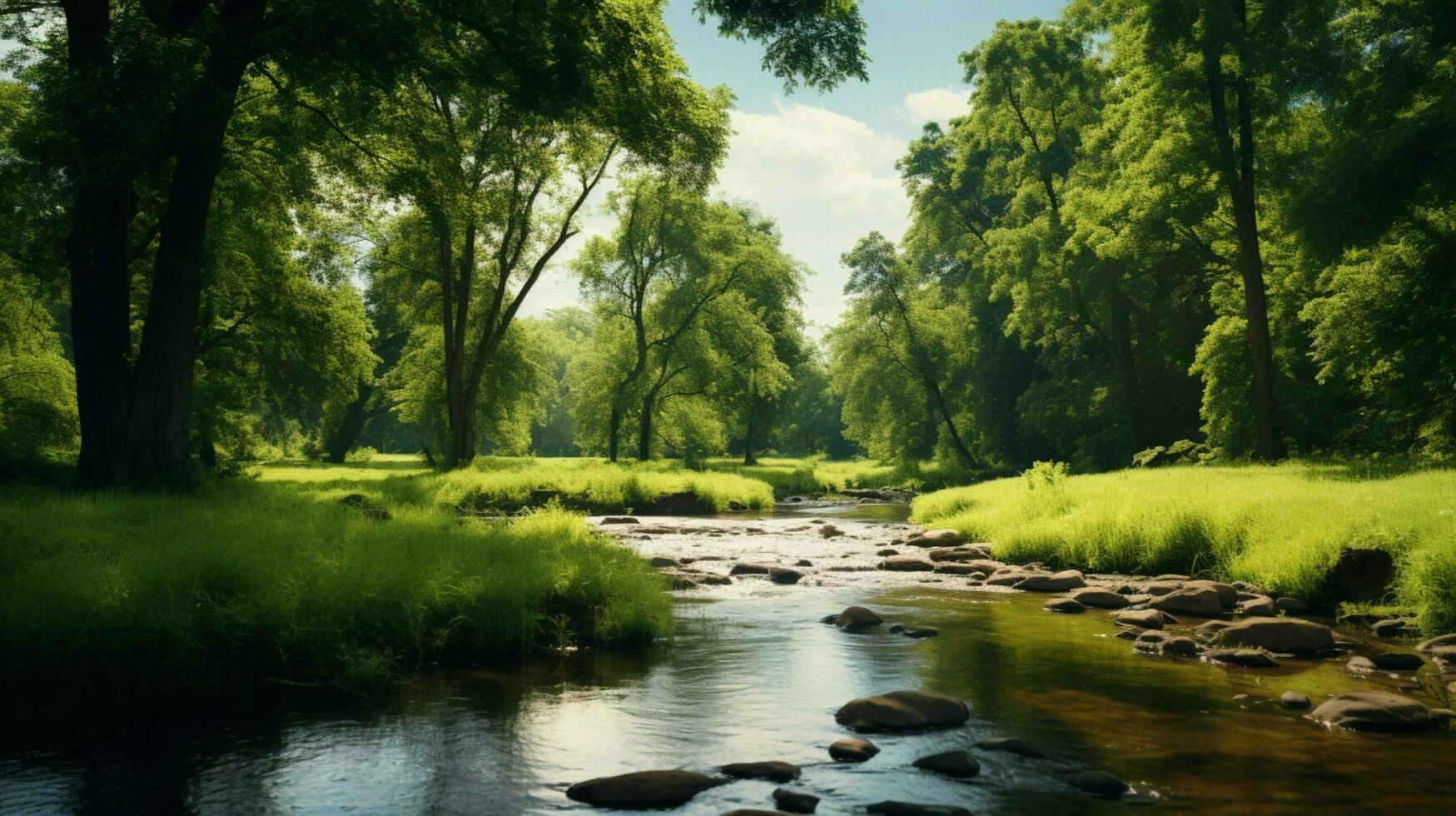 ai generato natura paesaggi sfondo foto