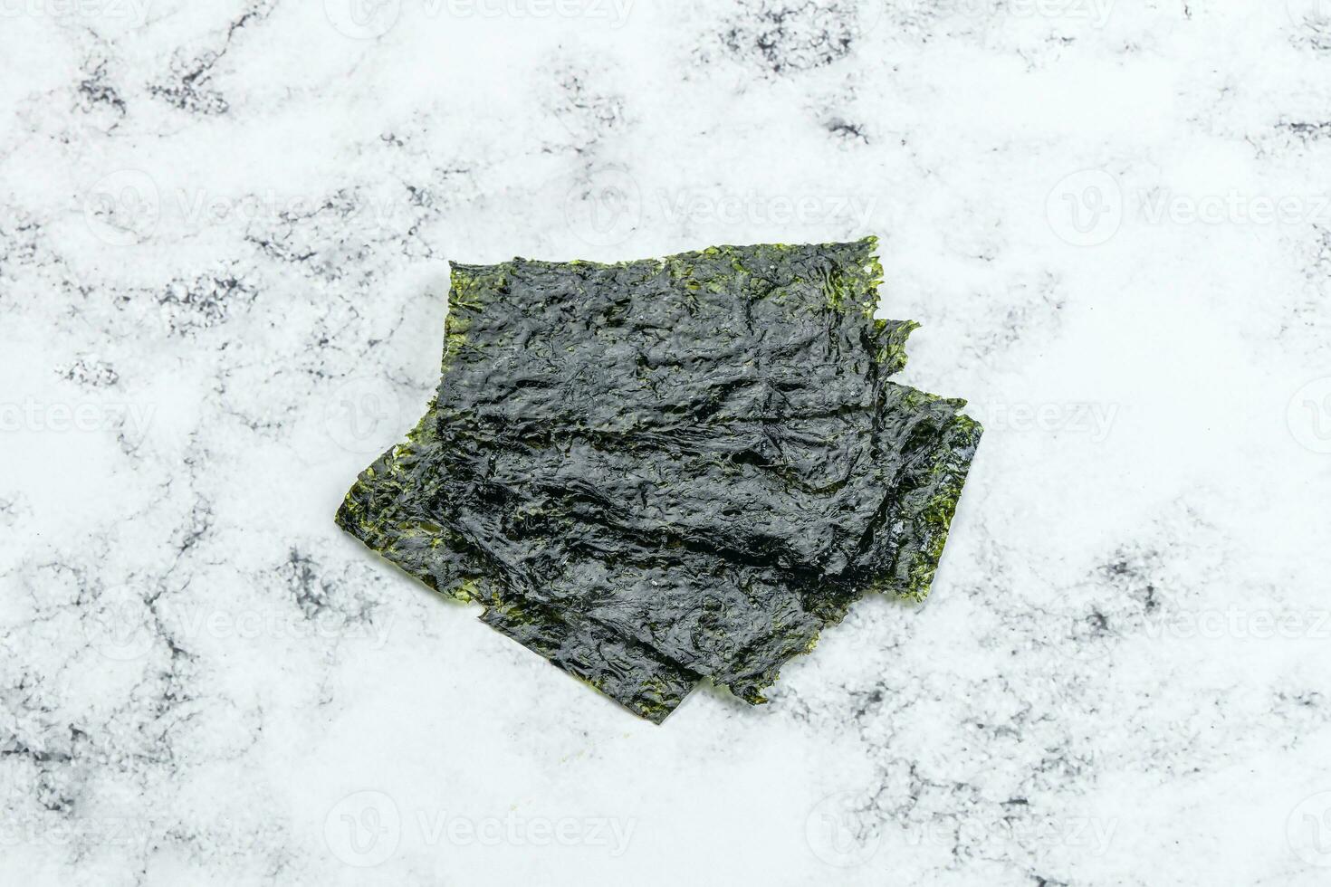 coreano nemmeno io alga marina patatine fritte mucchio foto