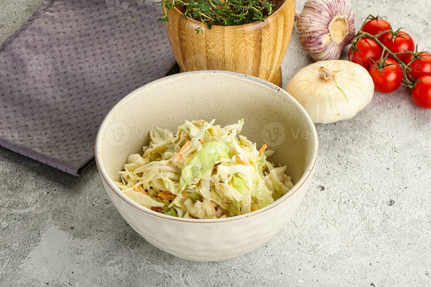 dietetico gustoso cole slaw insalata foto