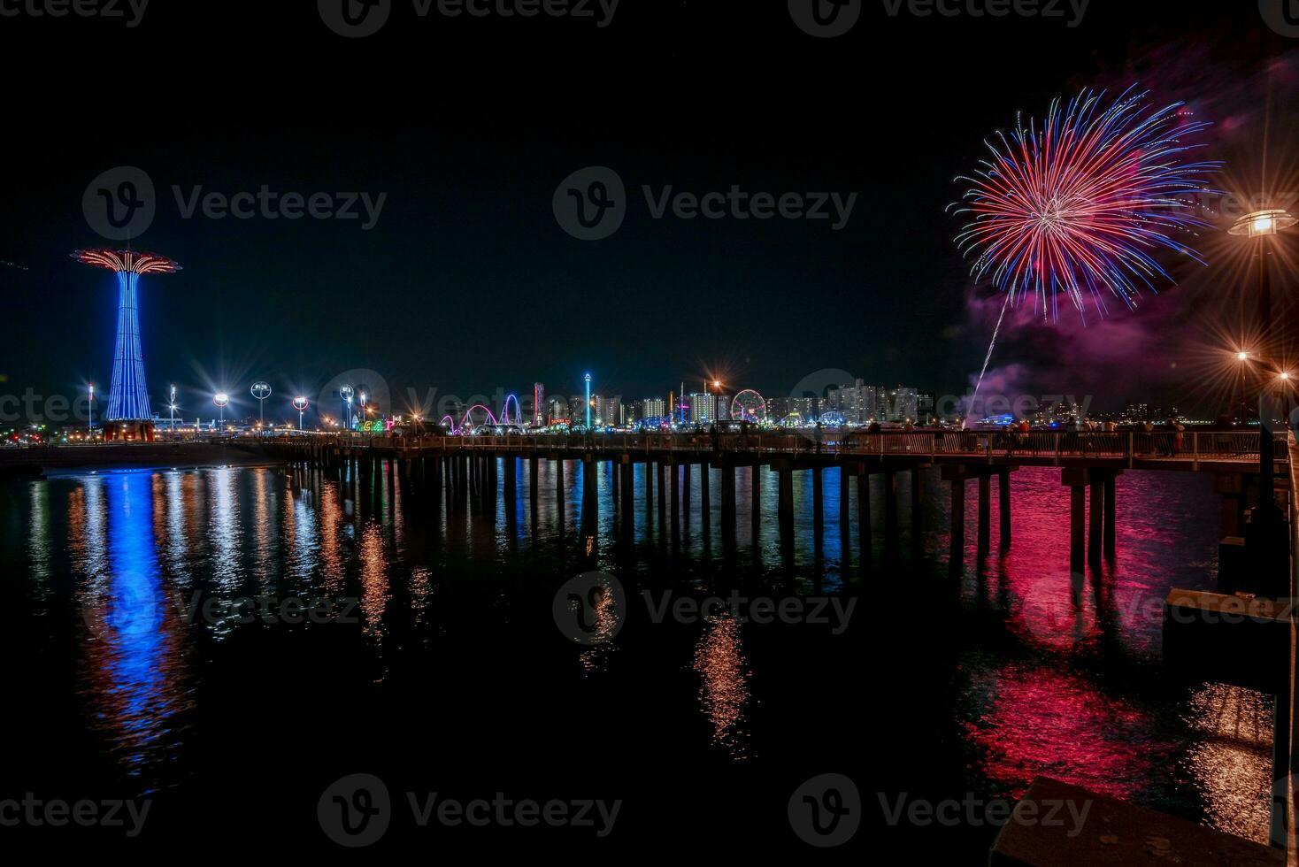 coney isola a notte foto