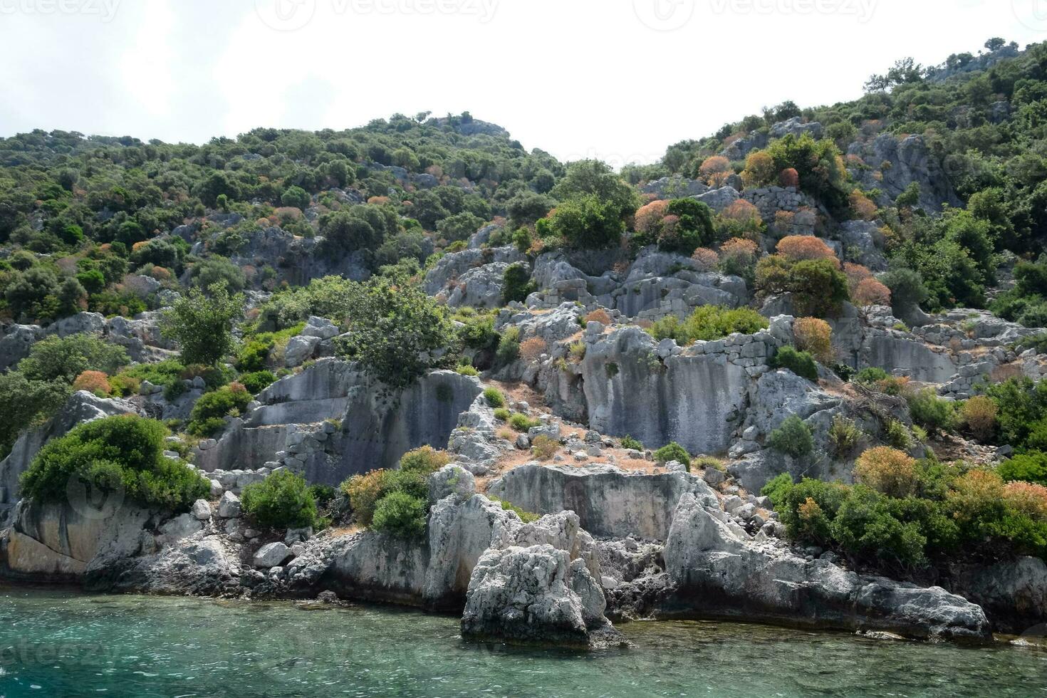 il rovine di il città di mira, kekova foto