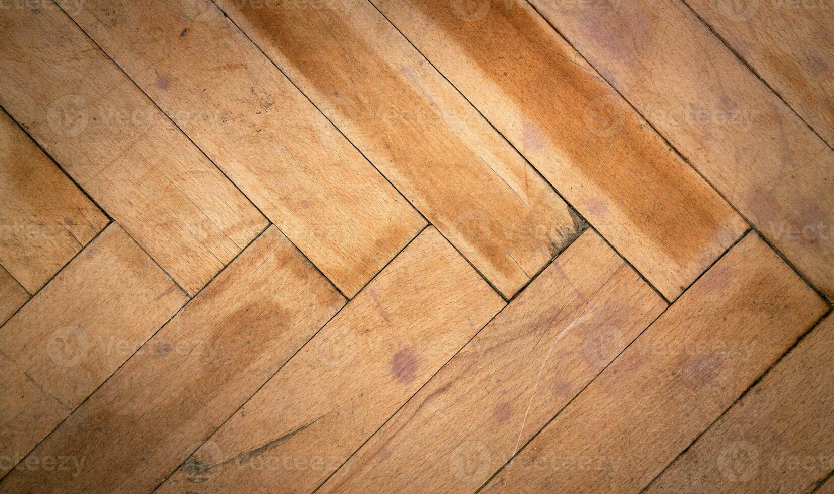 avvicinamento di il di legno pavimento sfondo foto
