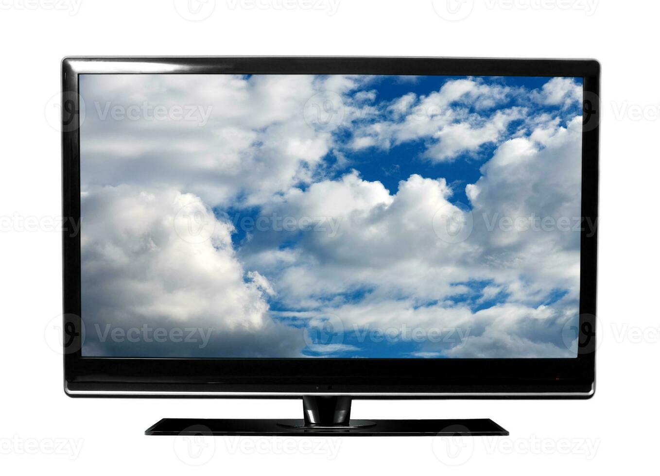 tv schermo con immagine foto