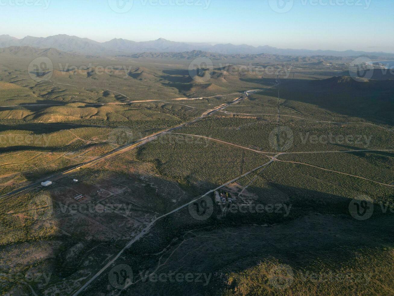 aereo tramonto Visualizza di todos santos Messico baja California sur a partire dal mirador punto di vista attenzione foto