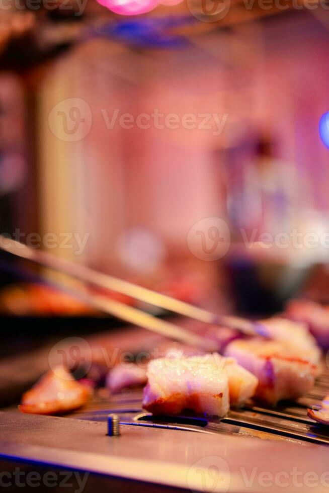 Corea tradizionale Maiale bbq cibo foto