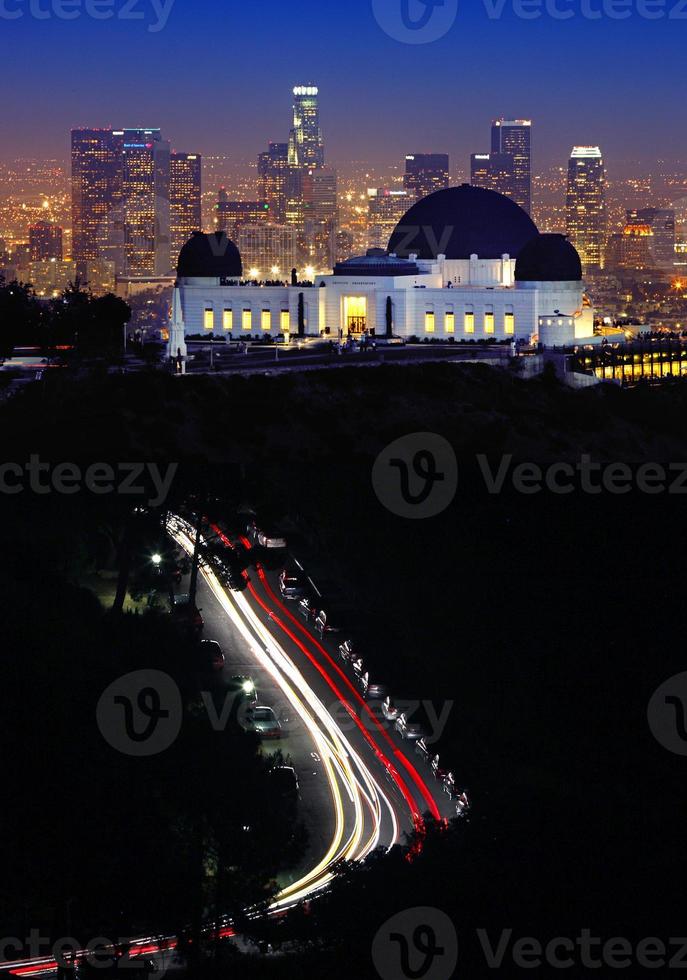 punto di riferimento osservatorio griffith a los angeles, california foto