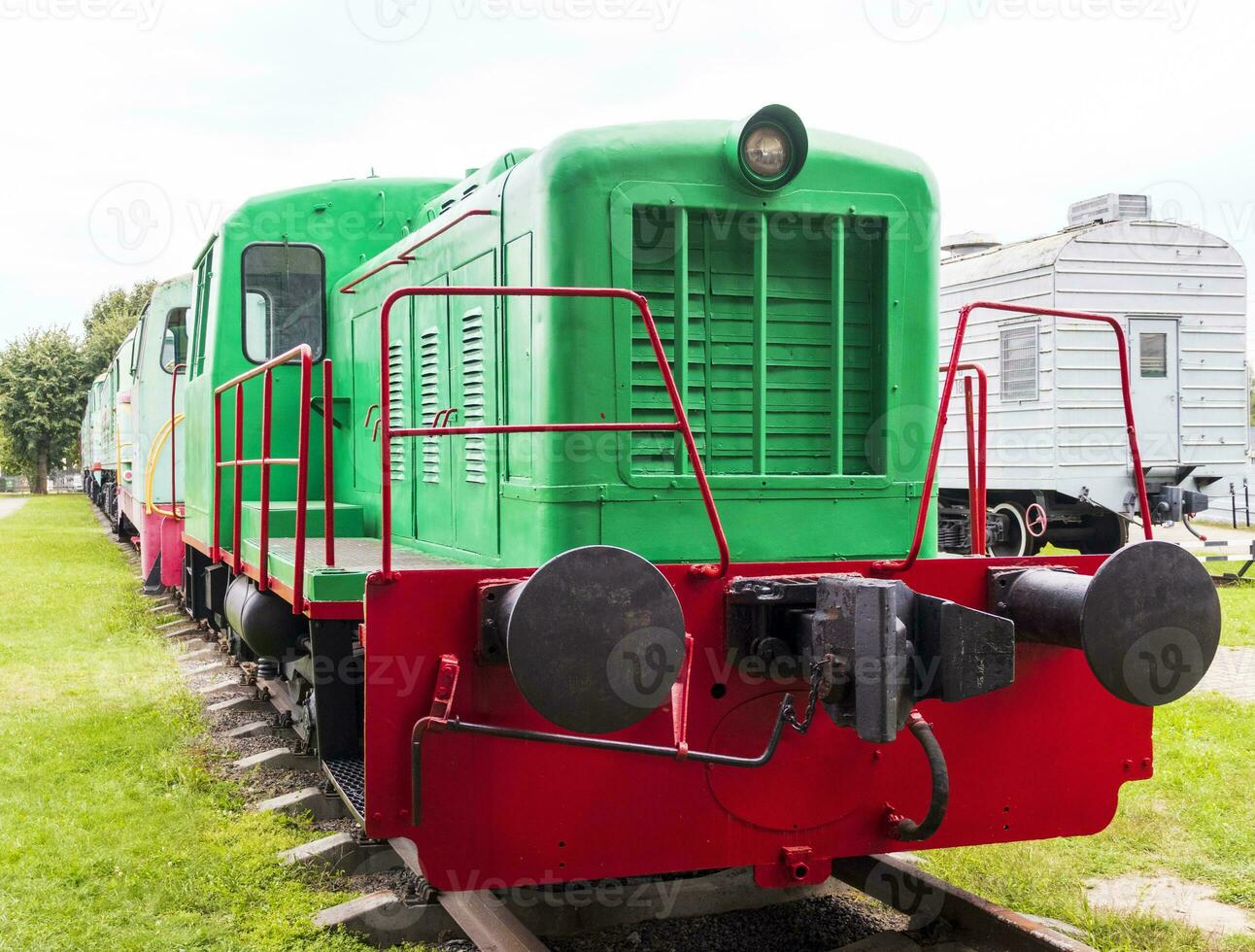 tiro di il Vintage ▾ vecchio locomotiva. trasporto foto