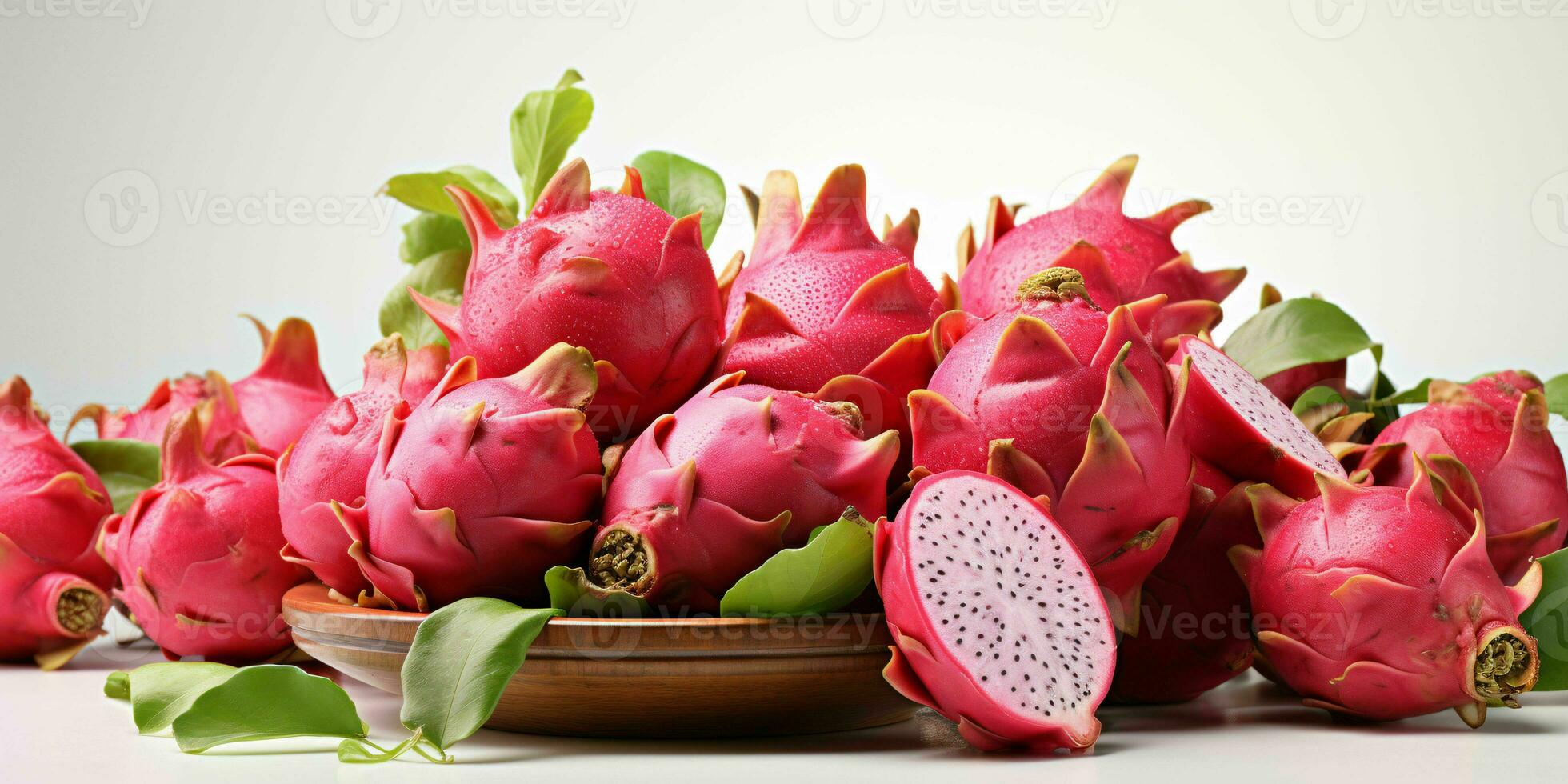 ai generato fresco Drago frutta. pitaya frutta. generativo ai foto