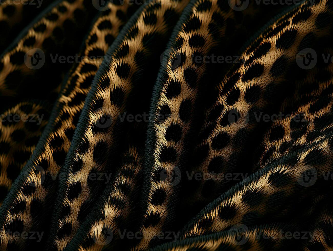 ai generato leopardo pelliccia modello struttura sfondo. leopardo lana tessuto. generativo ai foto