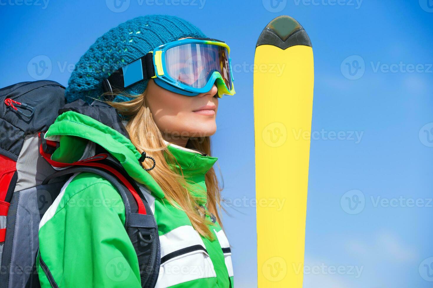 sciatore ragazza ritratto foto