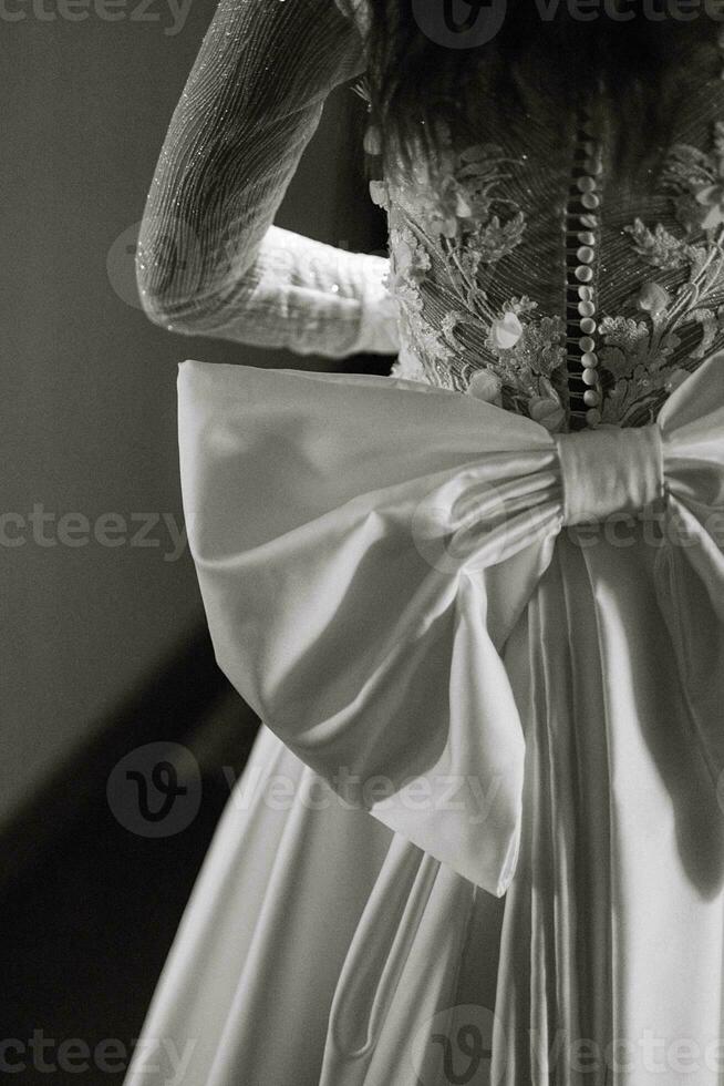 abito da sposa perfetto il giorno del matrimonio foto