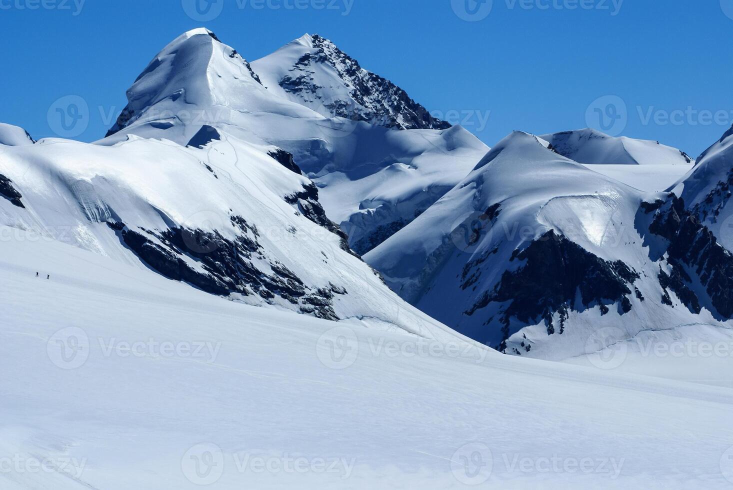 sciare pendenza nel svizzero Alpi, Zermatt foto