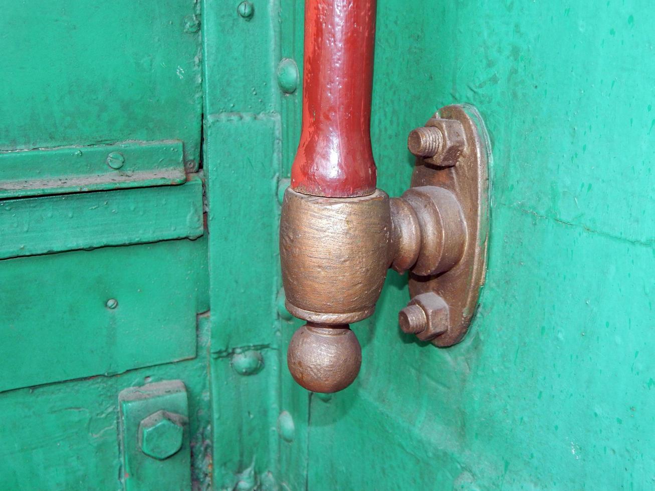 dettagli del trasporto ferroviario di locomotiva, vagone foto