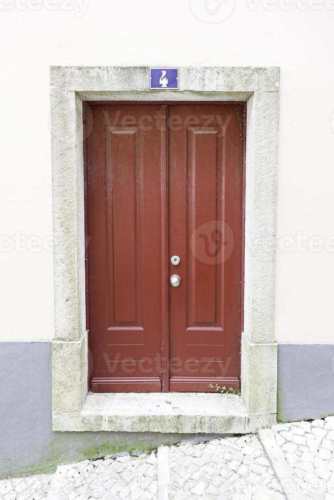 porta classica in legno foto
