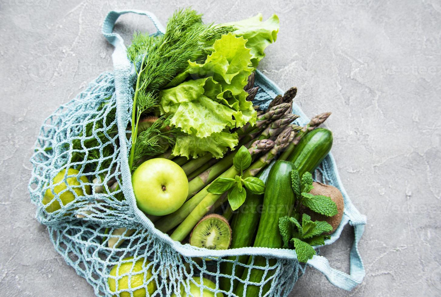 sfondo del concetto di cibo vegetariano sano foto