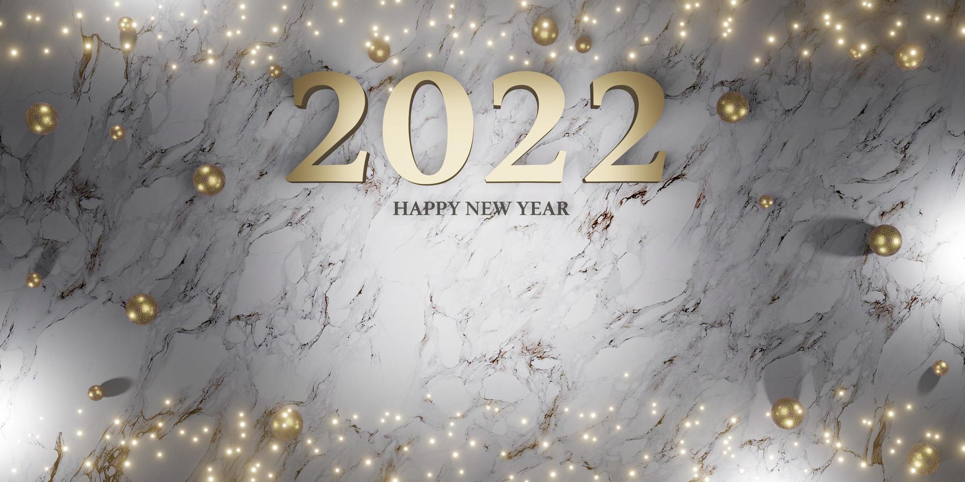 felice anno nuovo 2022 sfondo di natale e capodanno foto