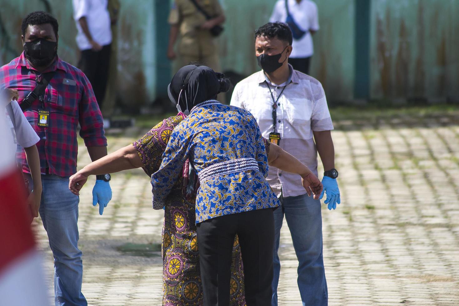 Sorong, Papua Occidentale, Indonesia, 4 ottobre 2021. Visita di Stato del Presidente dell'Indonesia, Joko Widodo. foto