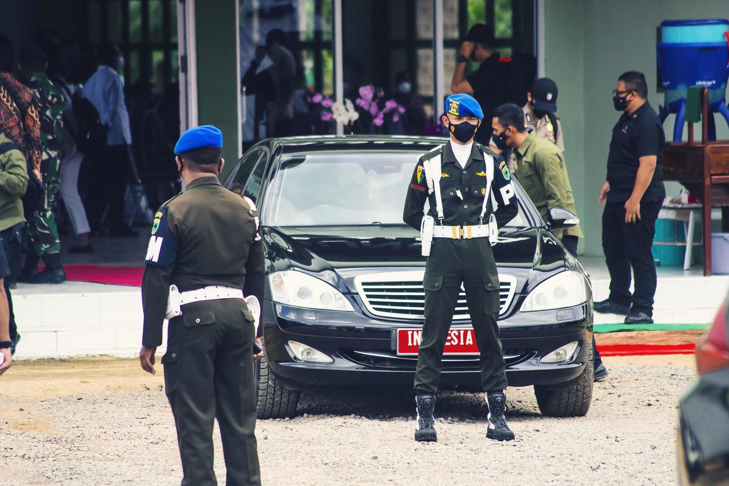 Sorong, Papua Occidentale, Indonesia, 4 ottobre 2021. Visita di Stato del Presidente dell'Indonesia, Joko Widodo. foto