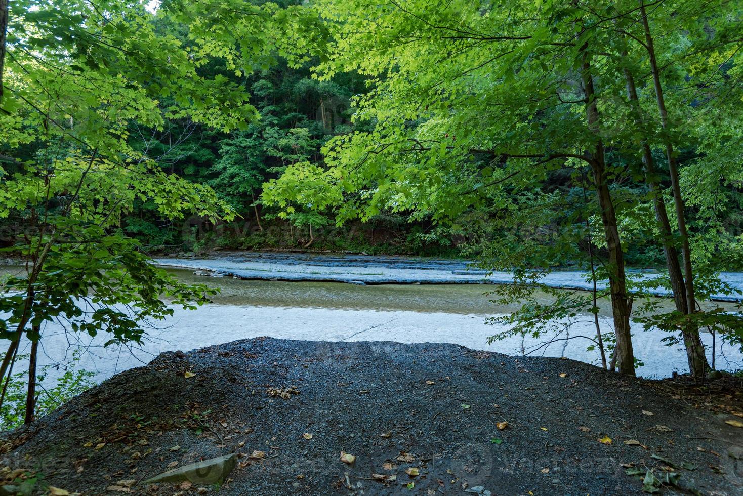 cascate di taughannock - sentiero della gola foto