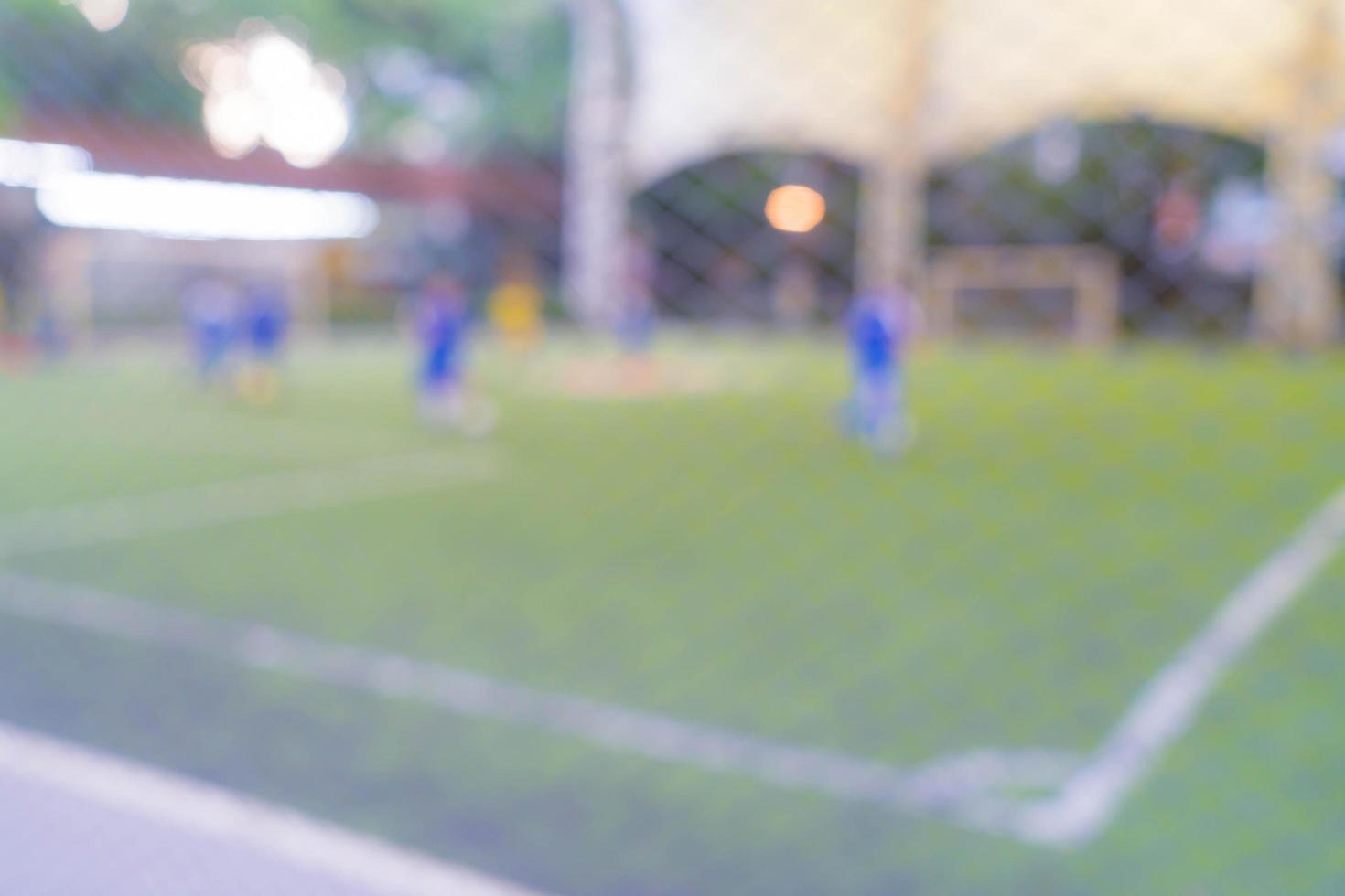 campo di calcio sfocato astratto foto