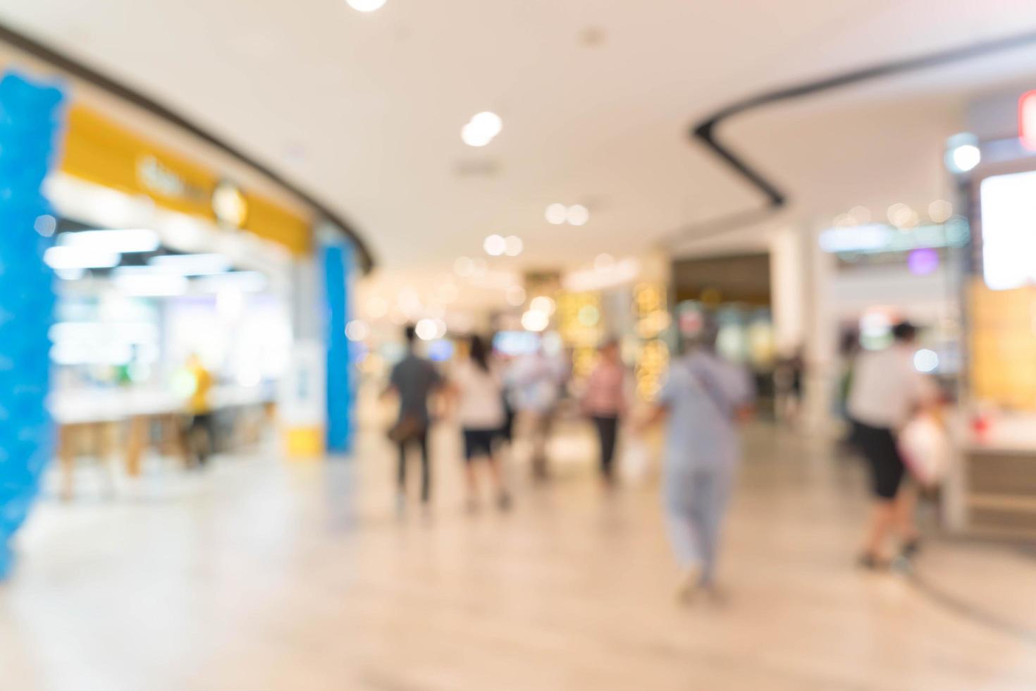 sfocatura astratta bellissimo centro commerciale di lusso foto